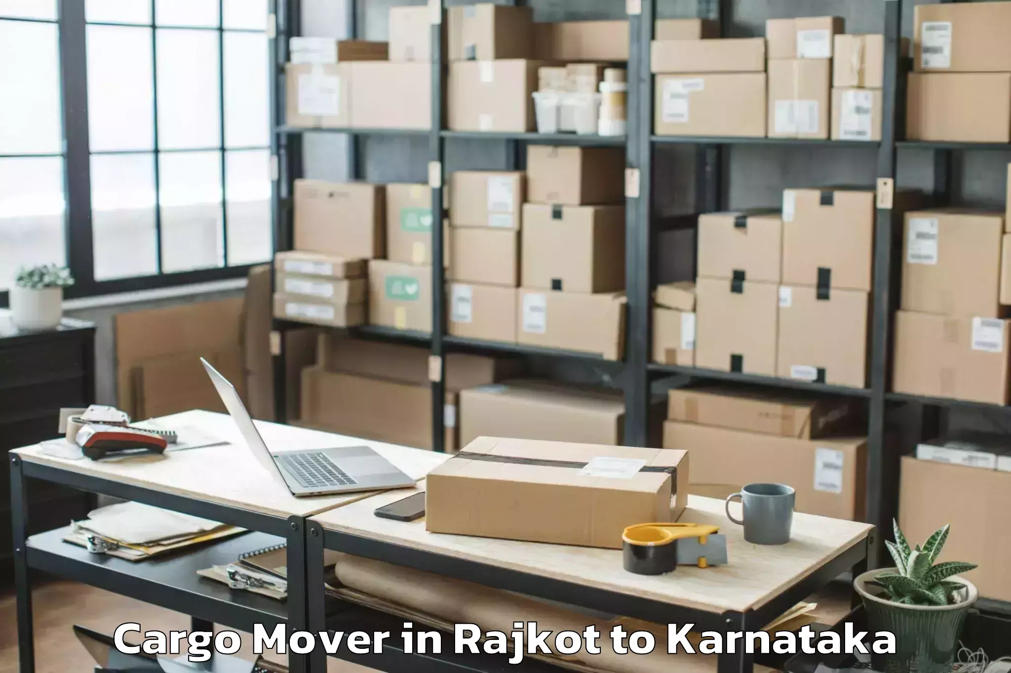 Hassle-Free Rajkot to Bhadravathi Cargo Mover